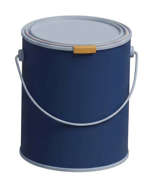 Paint tin source render